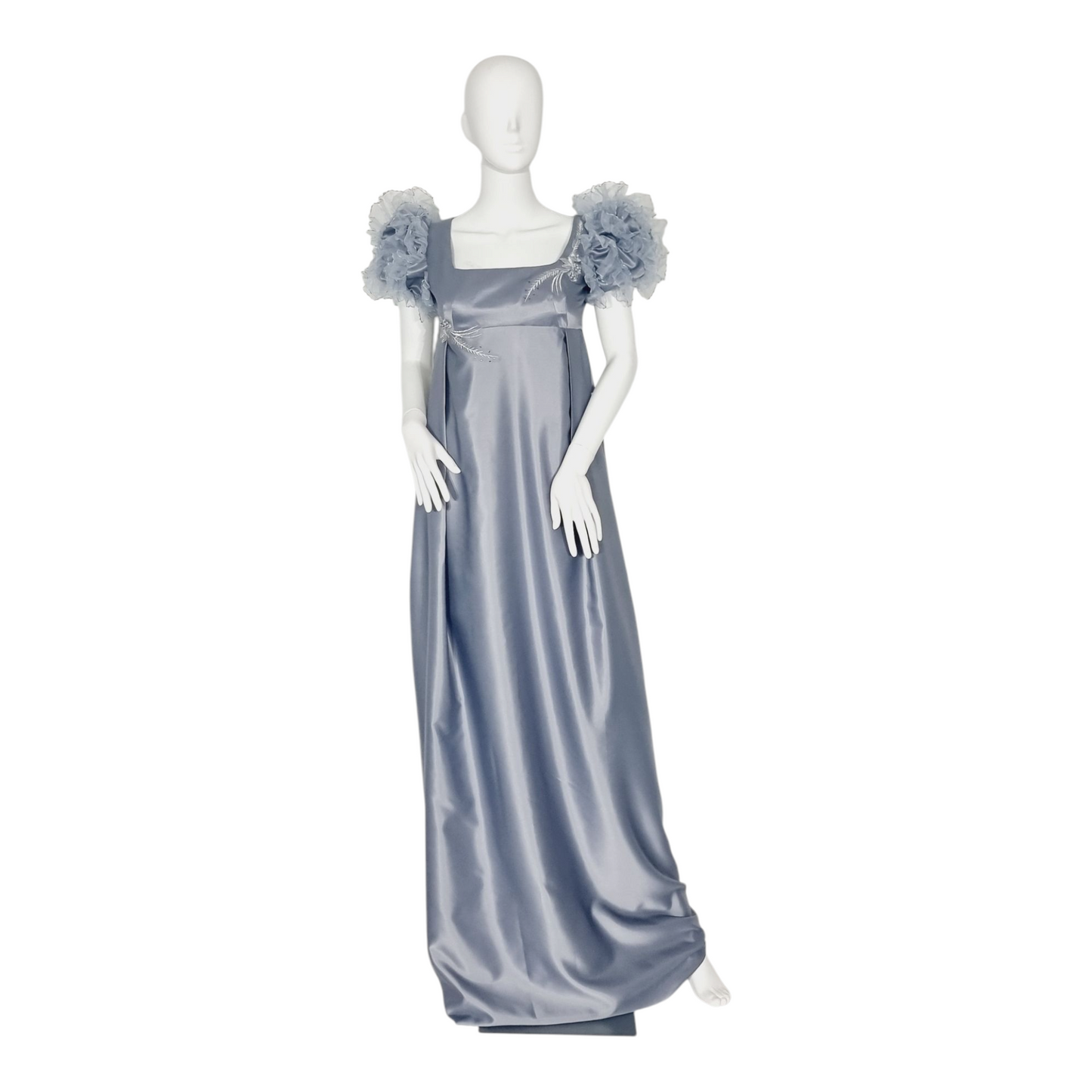 Vintage sliver regency dress