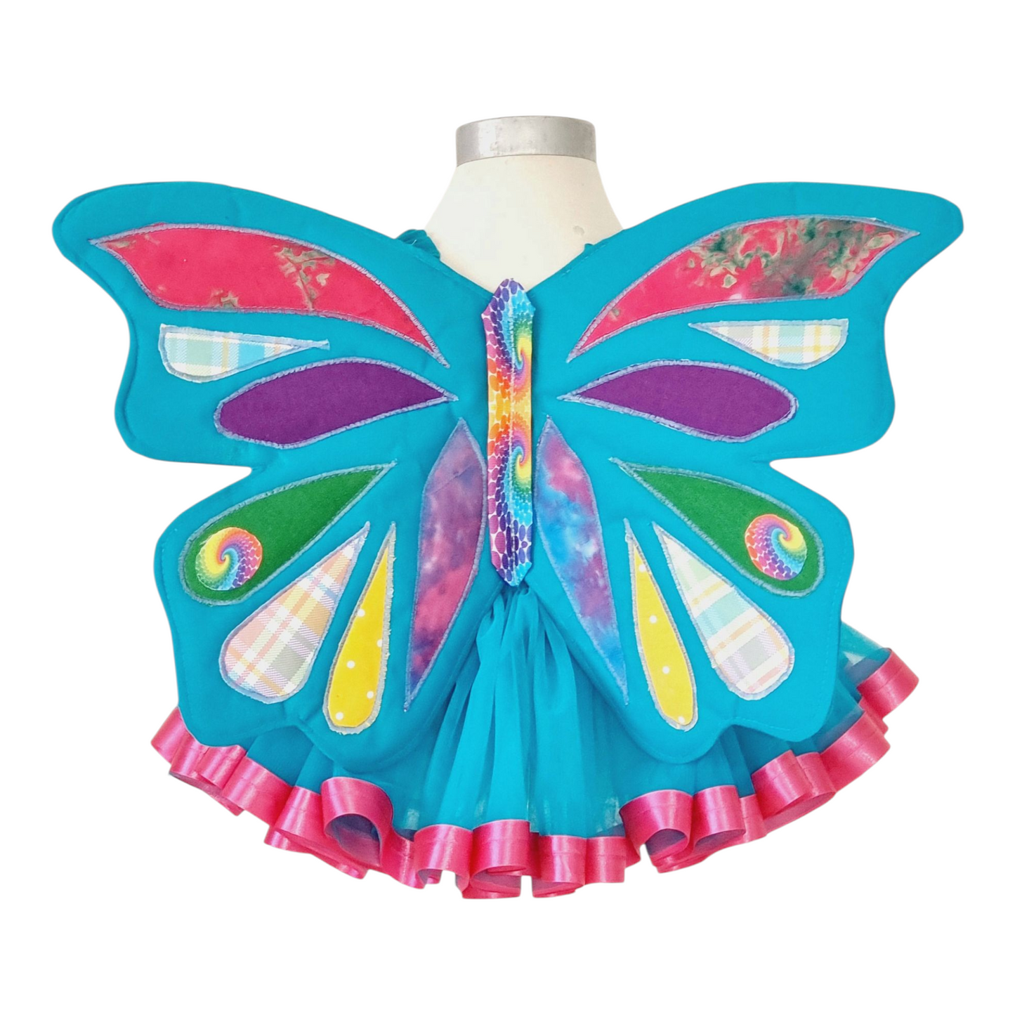 Rainbow butterfly fairy costume