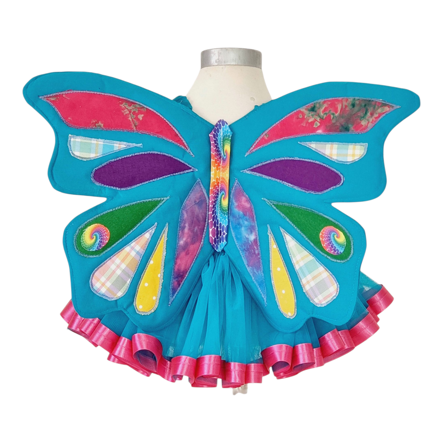 Rainbow butterfly fairy costume