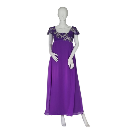 Empire waist regency dress