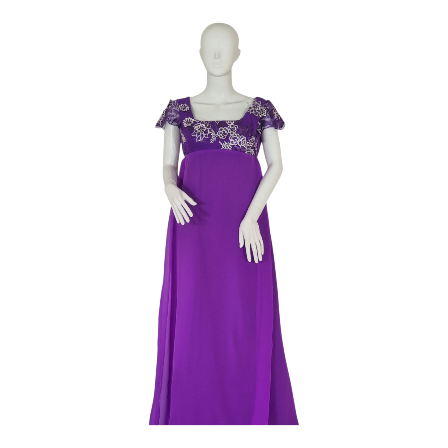 Empire waist regency dress