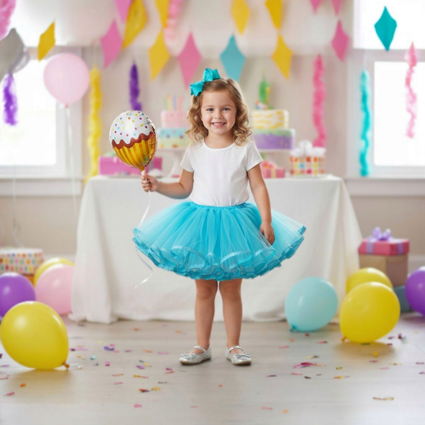 Rainbow butterfly fairy costume wings and tutu set