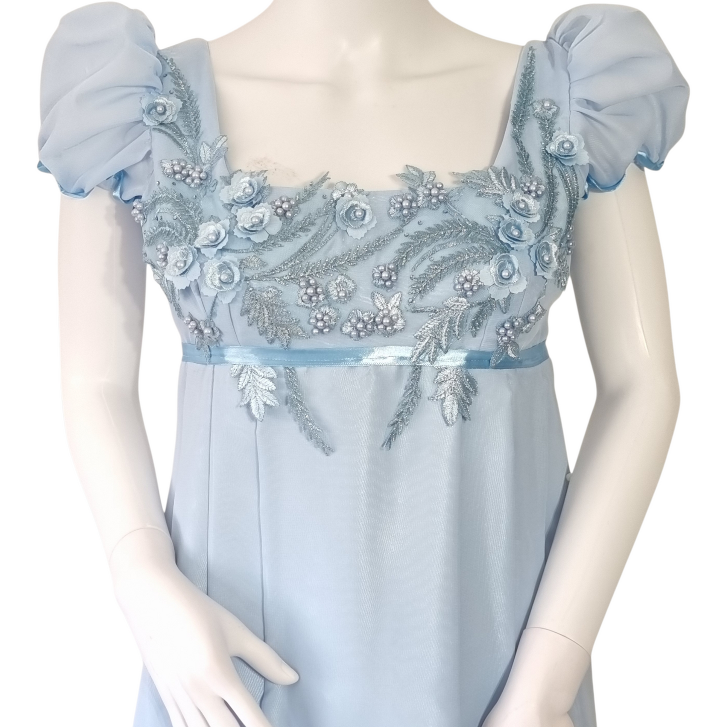 Light Blue Regency Dress
