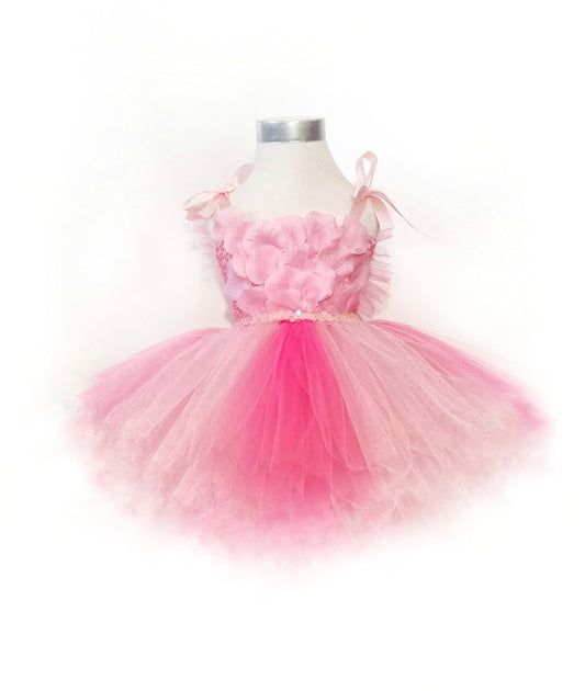 Baby girl pink fairy dress