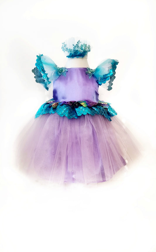 Mermaid inspired costume dress