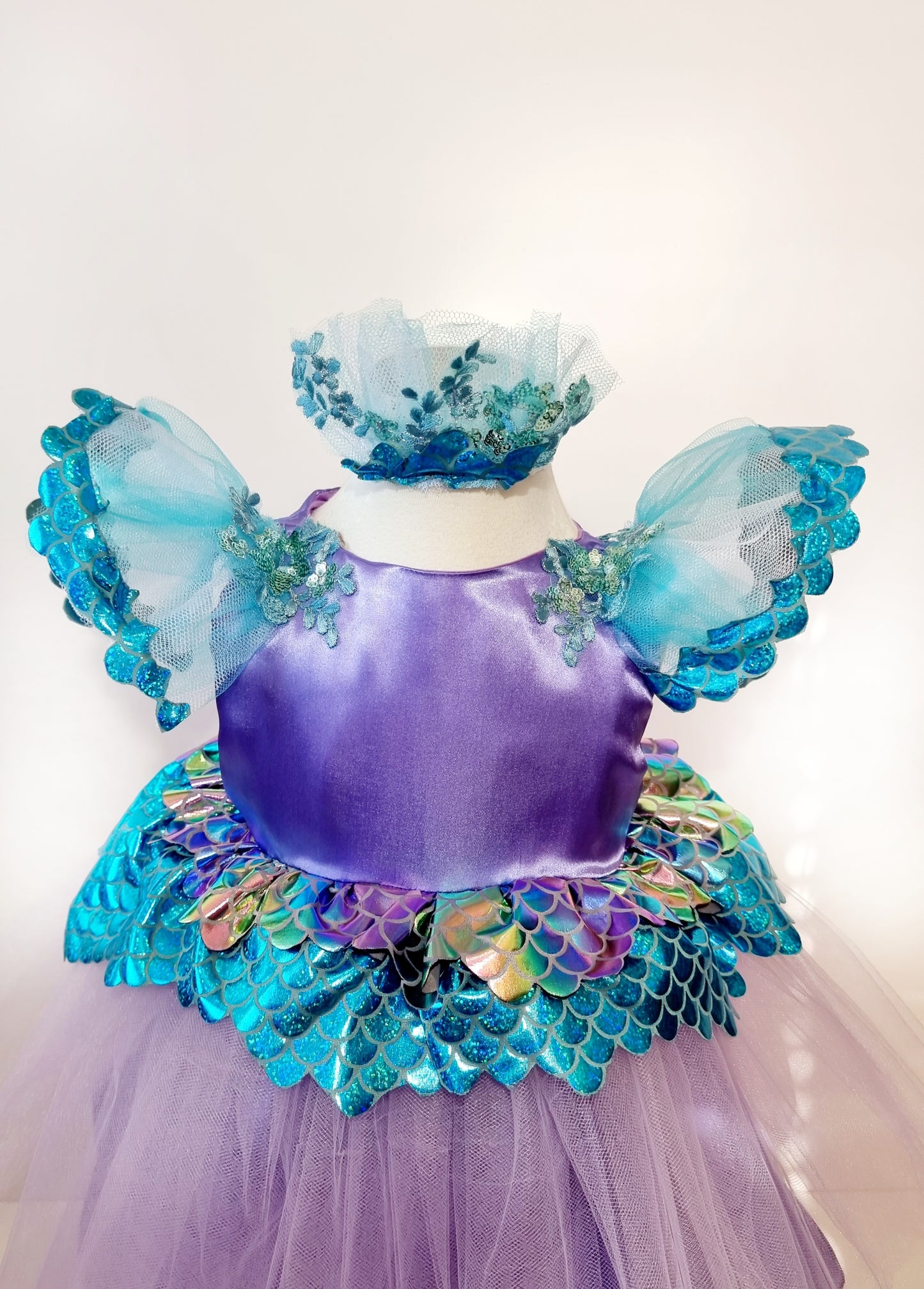 Mermaid inspired costume dress