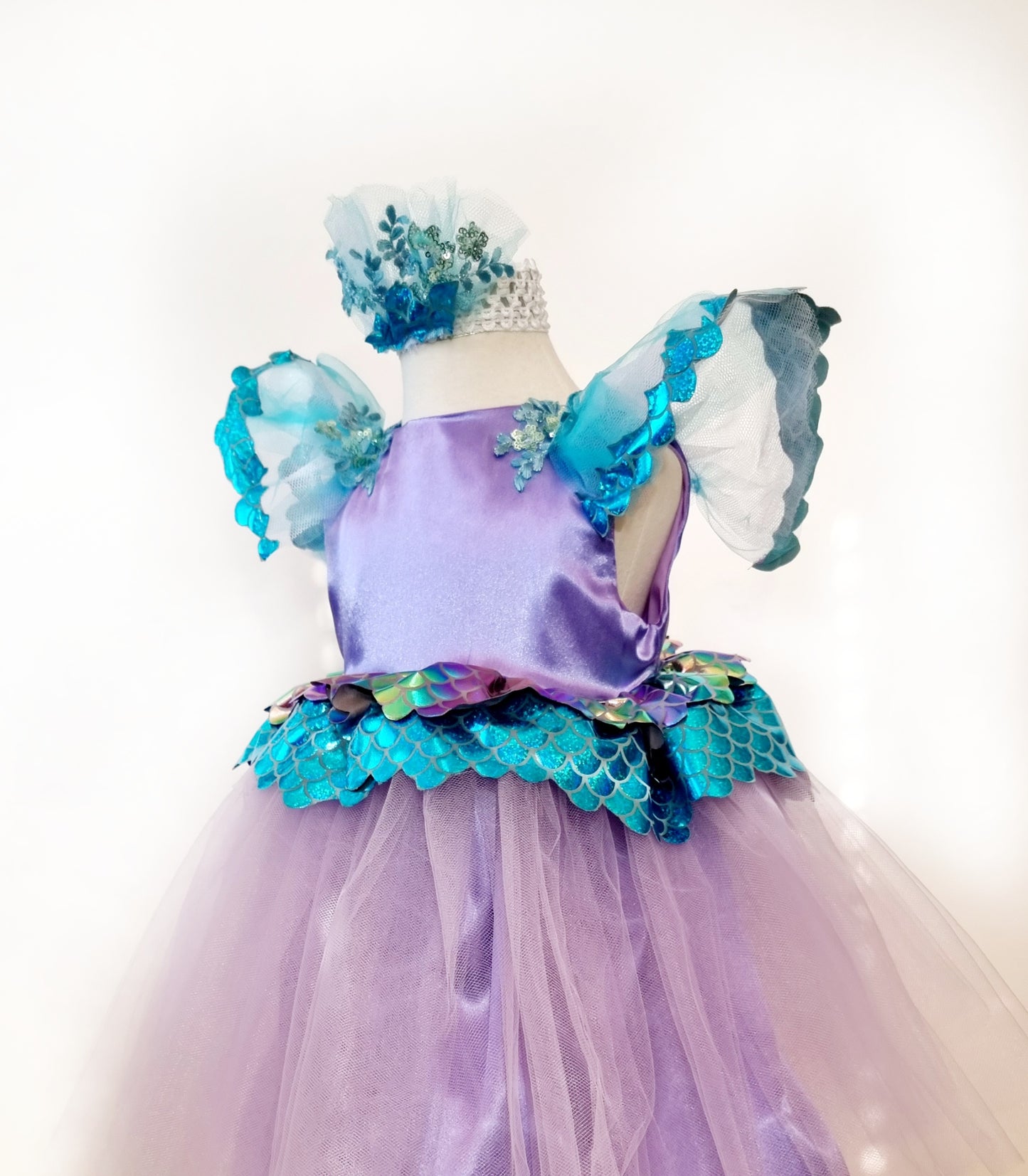 Mermaid inspired costume dress