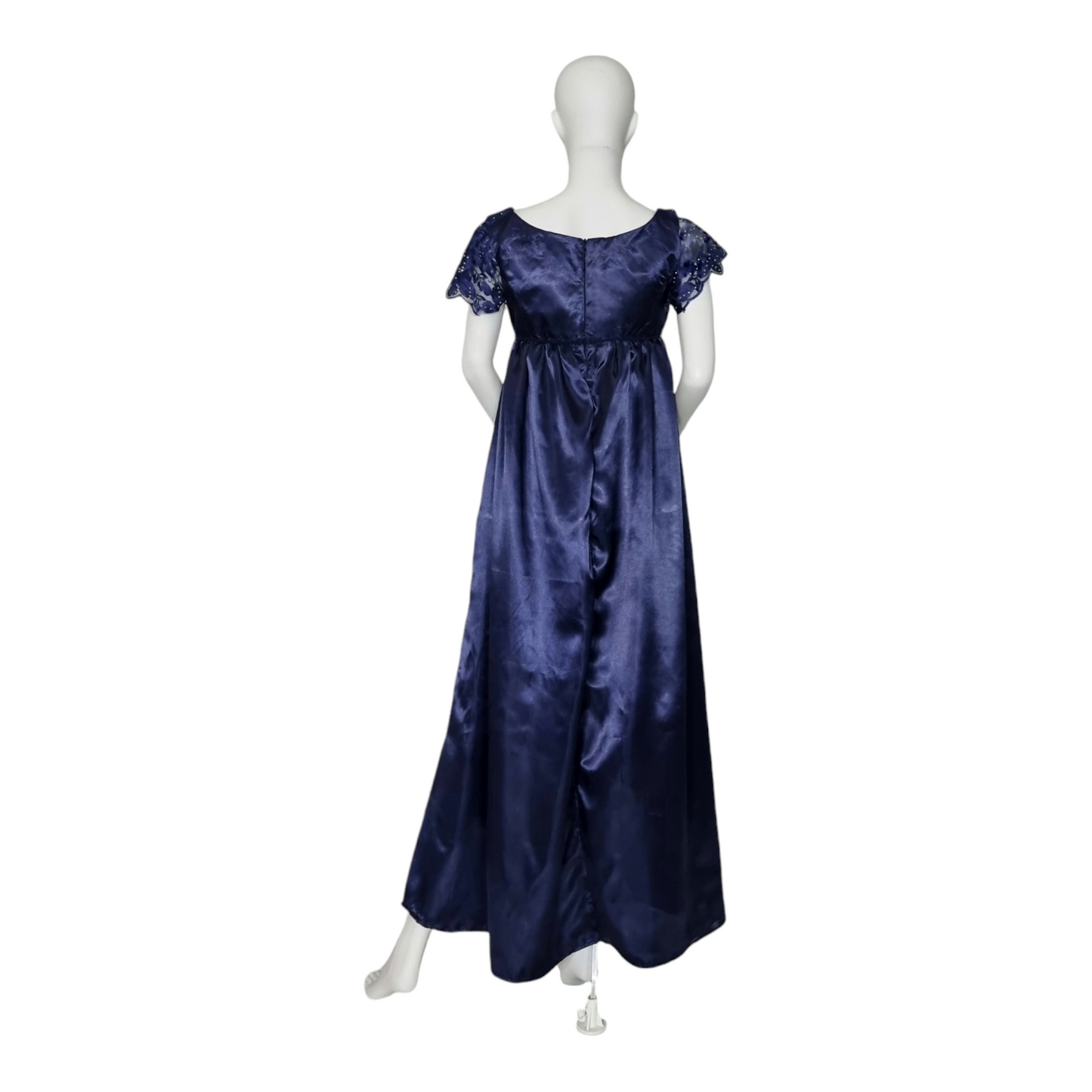 Navy Blue Regency Dress