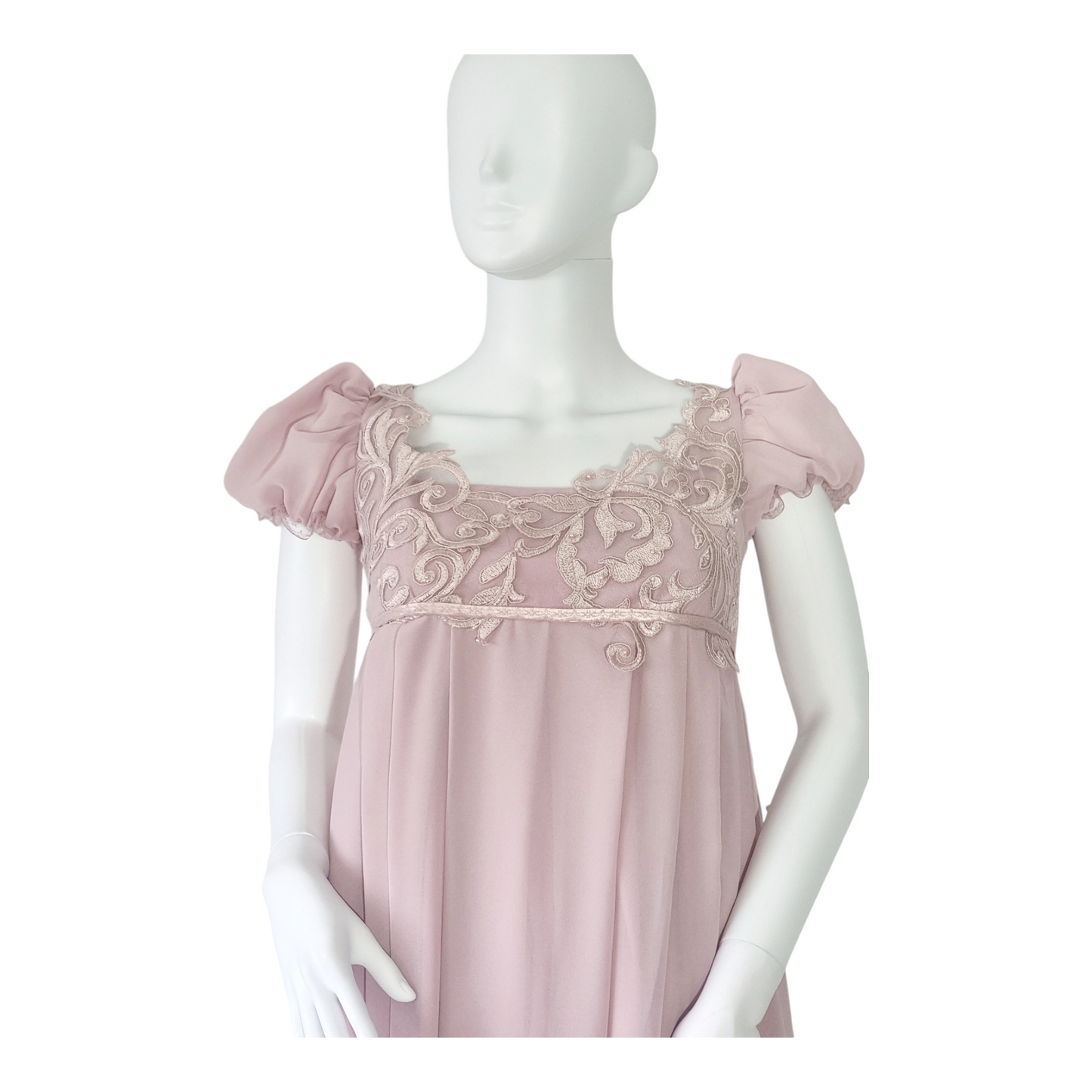 Dusty Pink Regency Dress