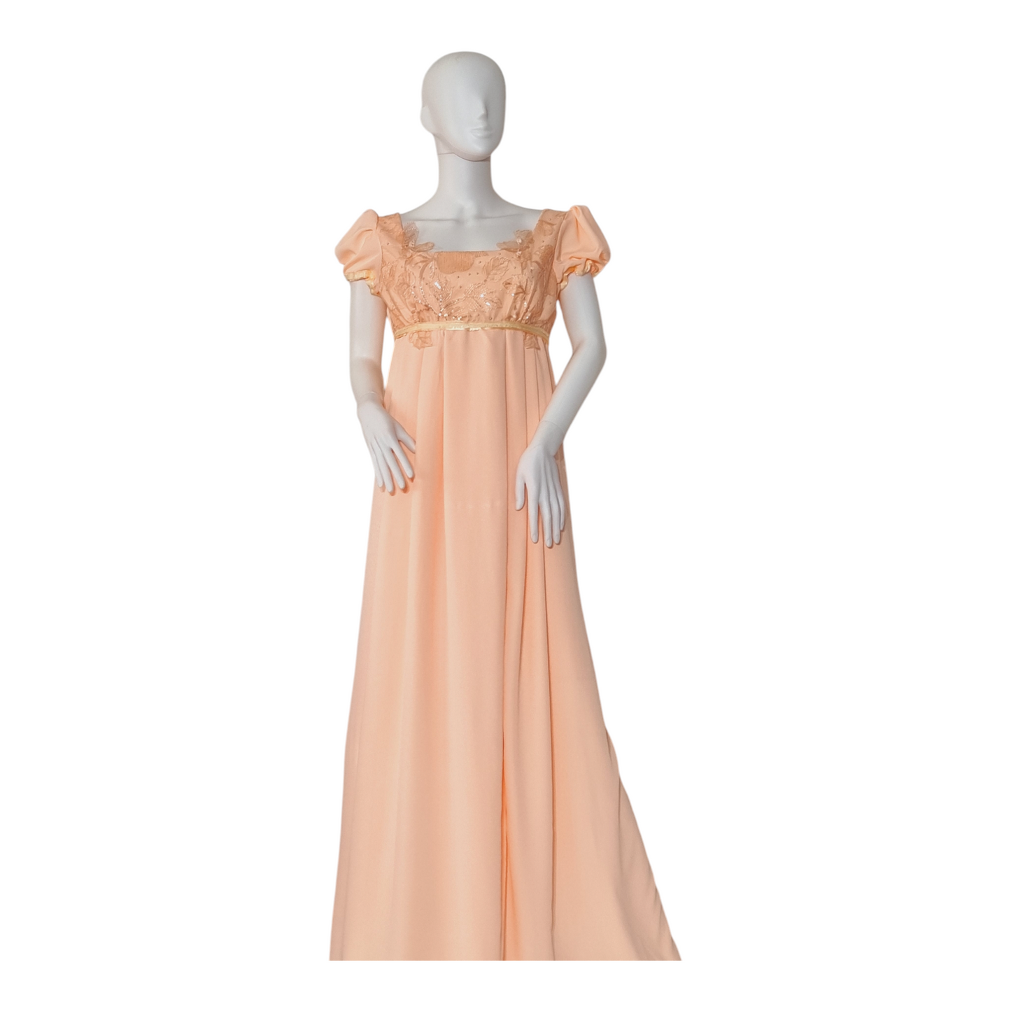 Peach Regency Dress