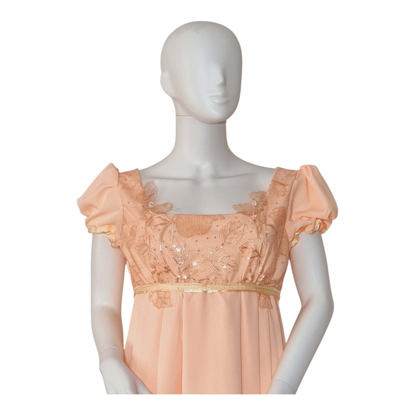Peach Regency Dress