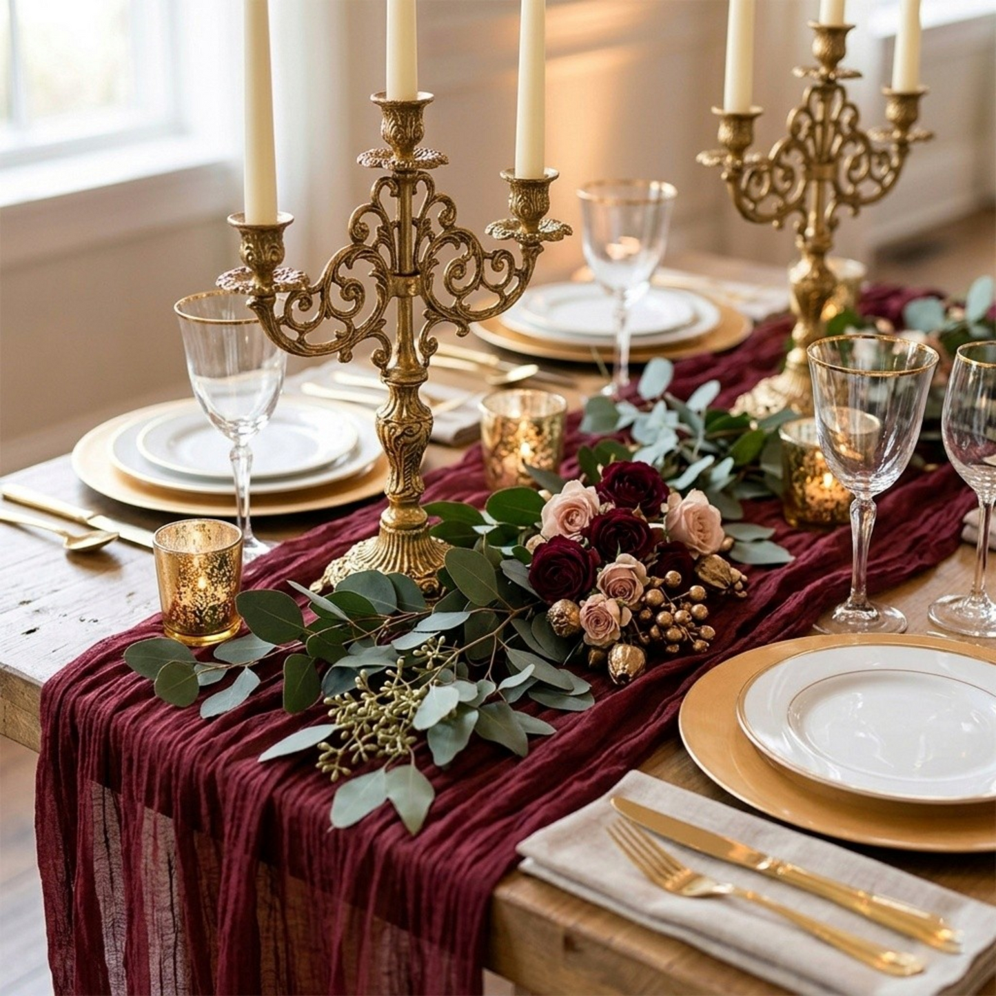 Cheesecloth Table Runner 5 Pack (Copy)