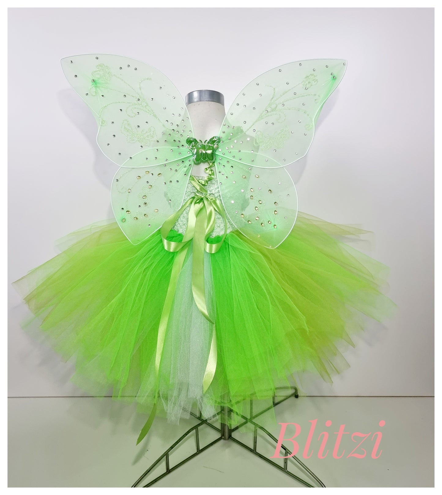 Green fairy dress