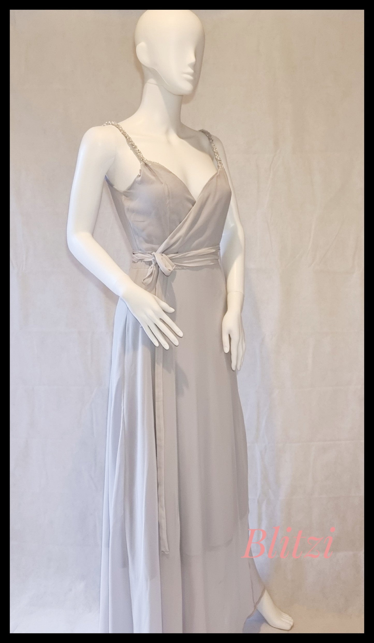 Maxi wrap dress