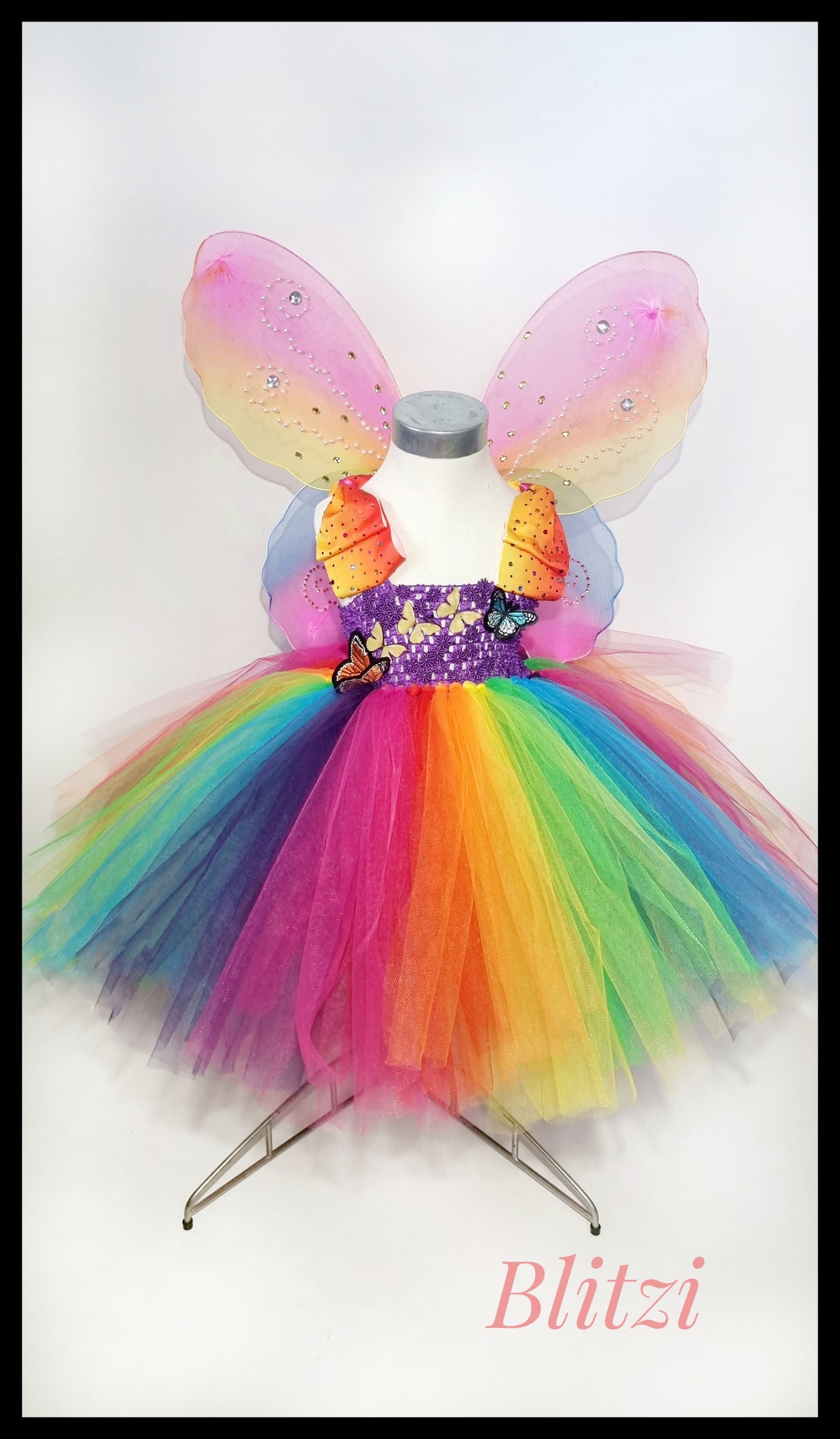 Rainbow fairy dress