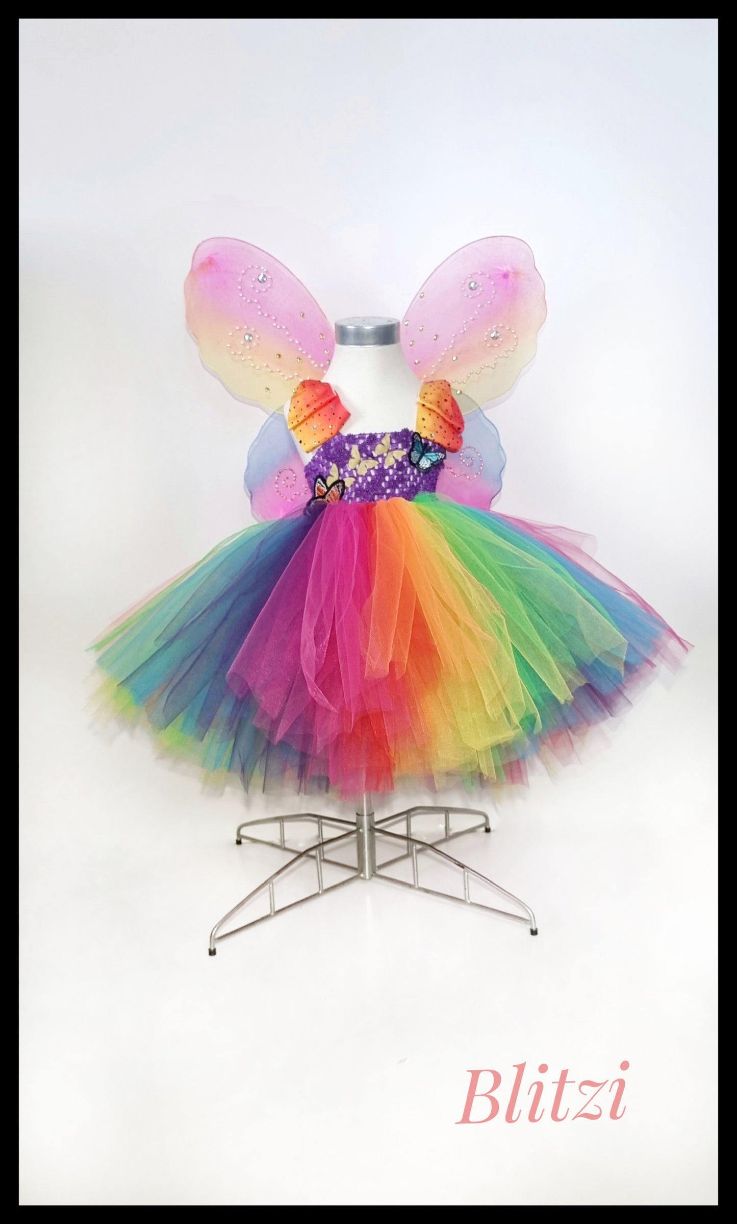 Rainbow fairy dress