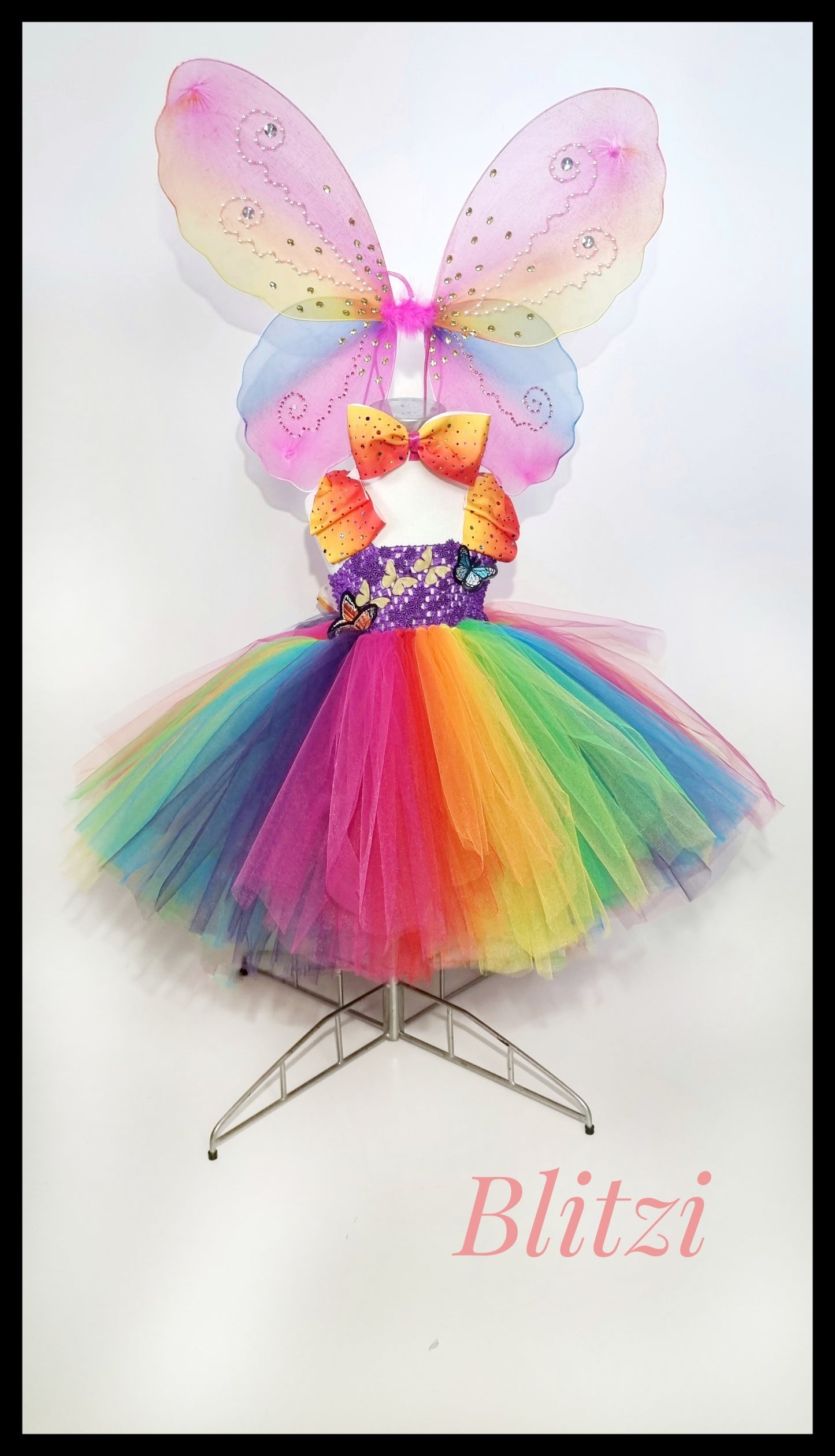 Rainbow fairy dress