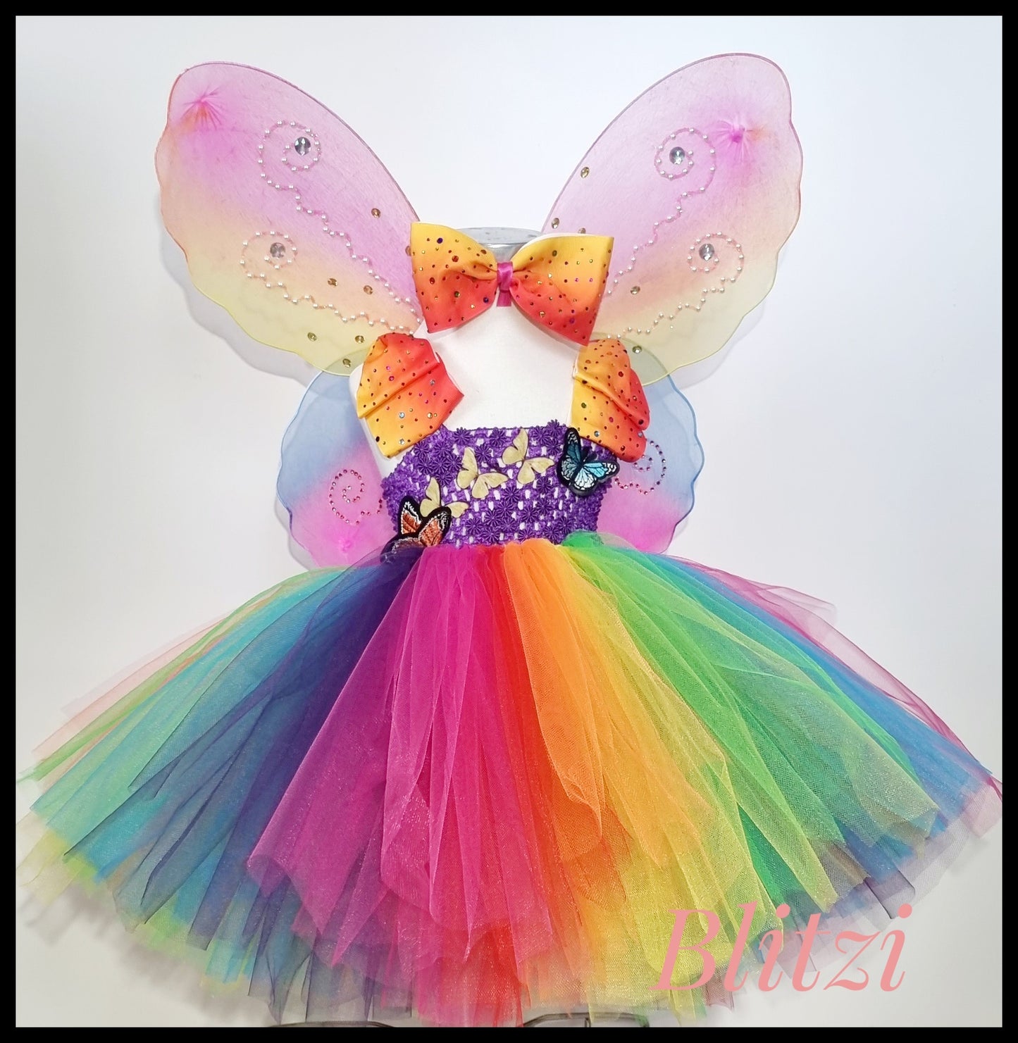 Rainbow fairy dress
