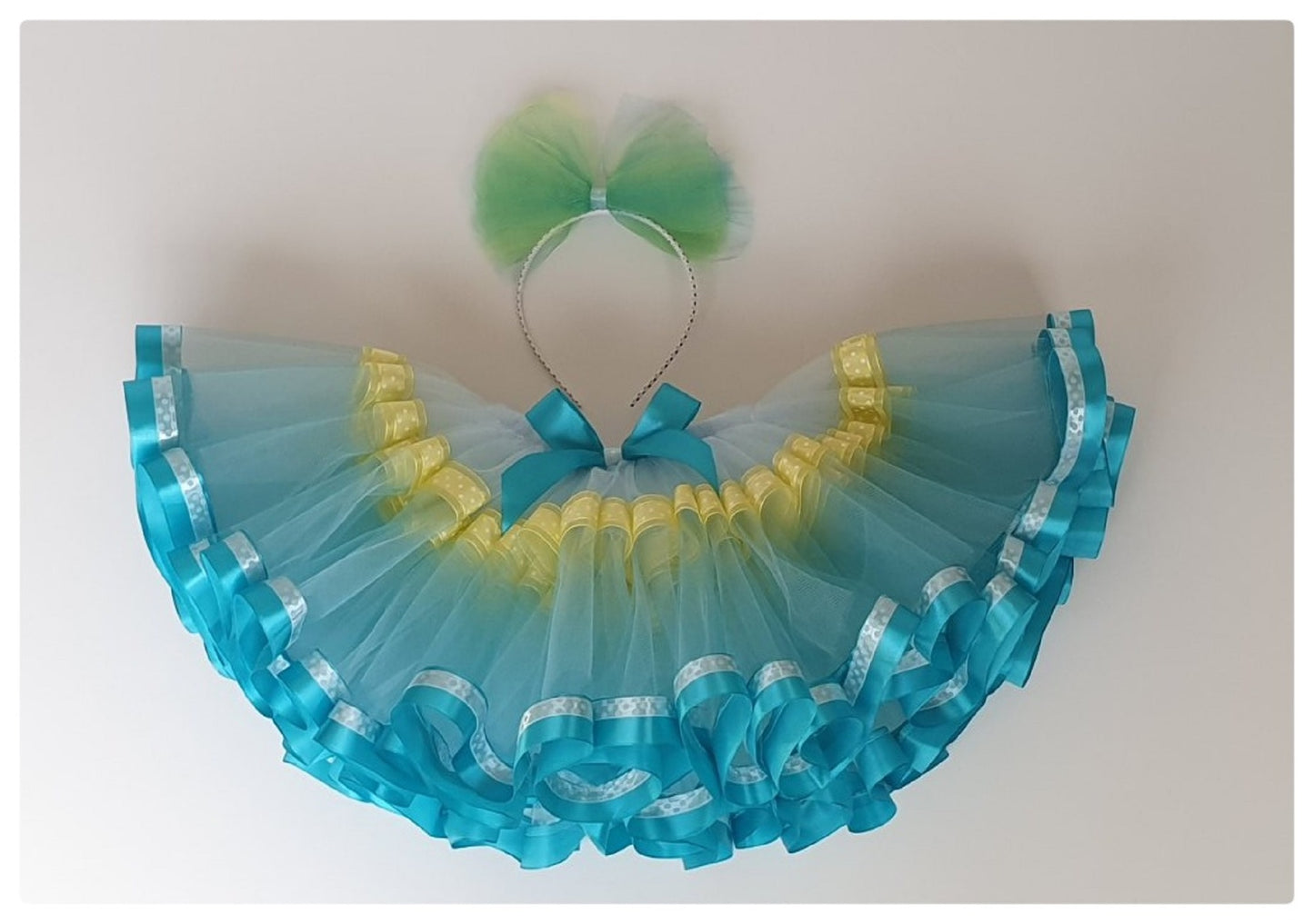 Teal and Blue tutu