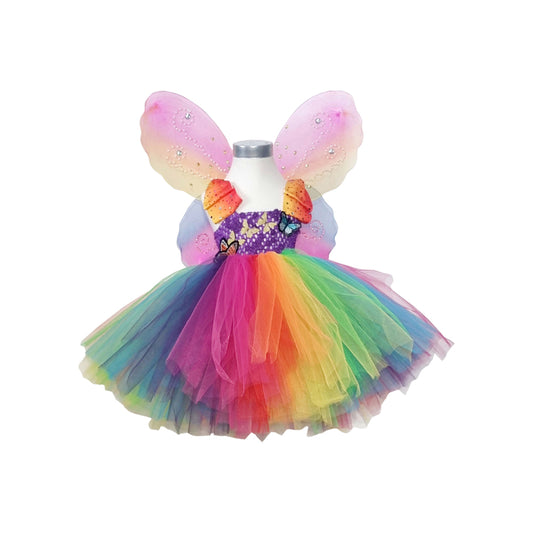 Rainbow fairy dress