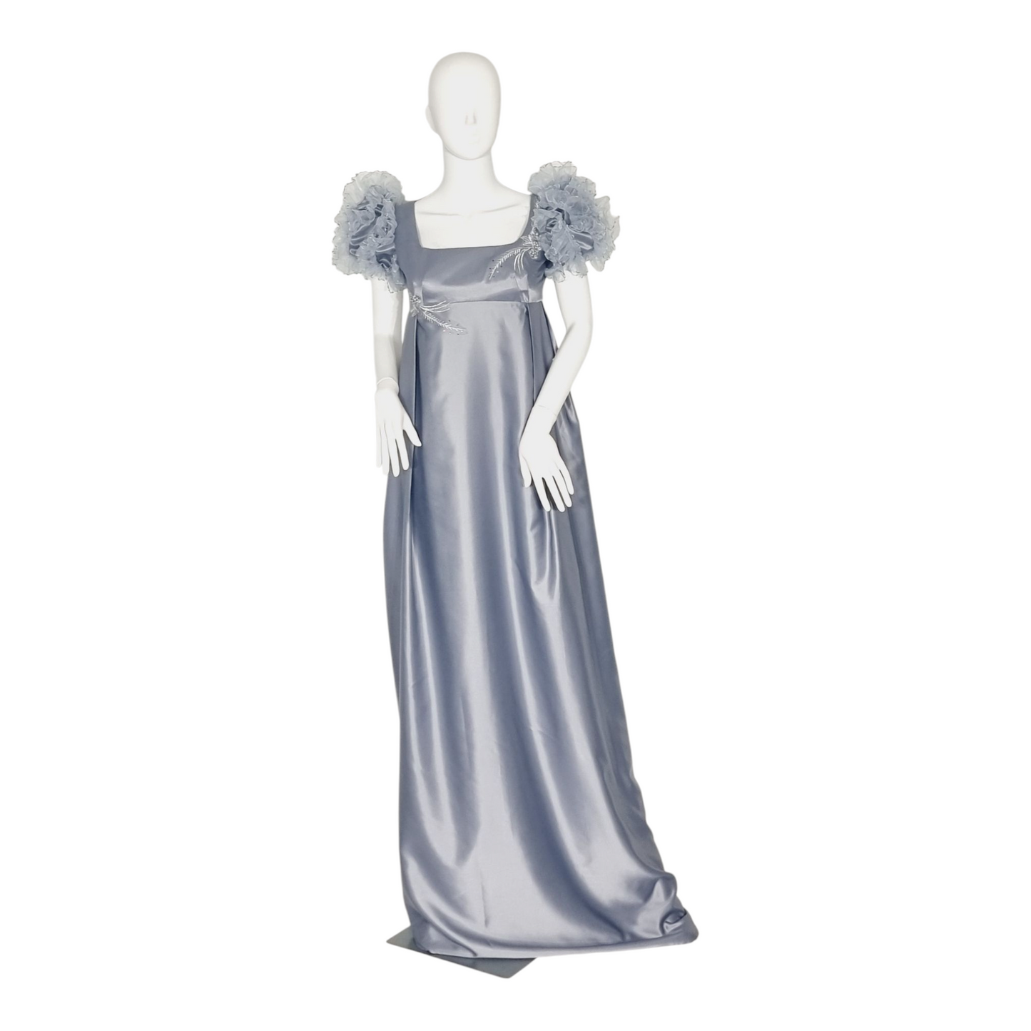 Vintage sliver regency dress
