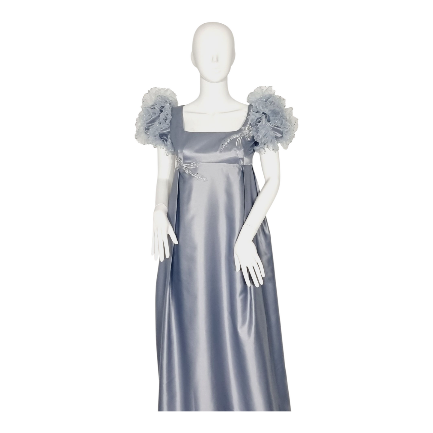 Vintage sliver regency dress