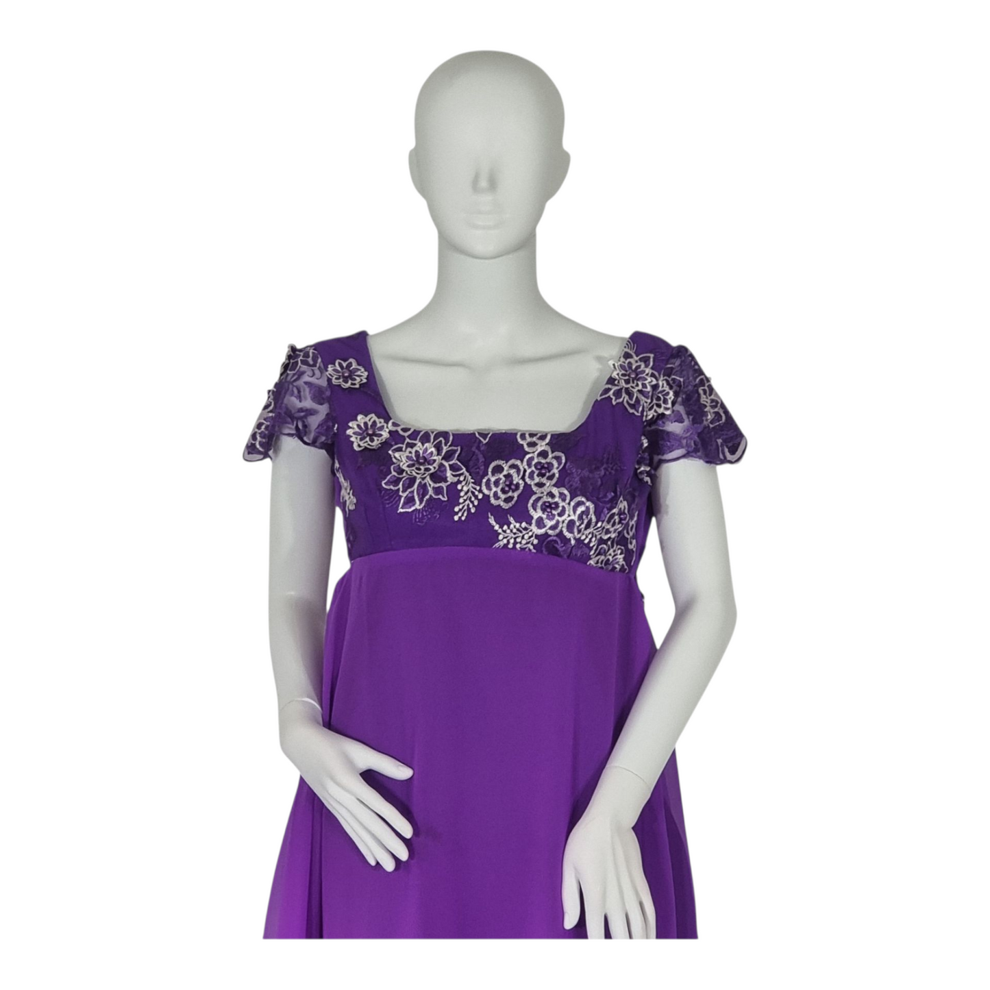 Empire waist regency dress