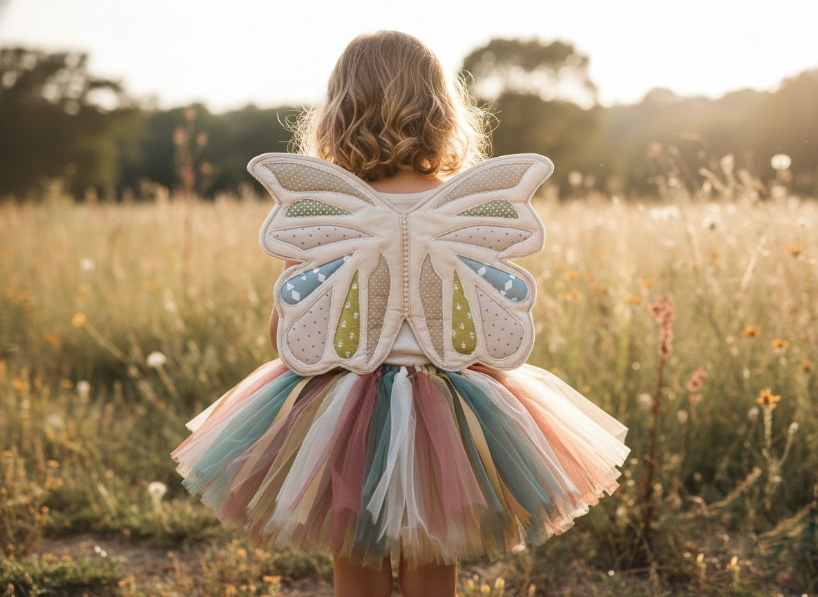 Quilted Butterfly Wings With Matching Tutu