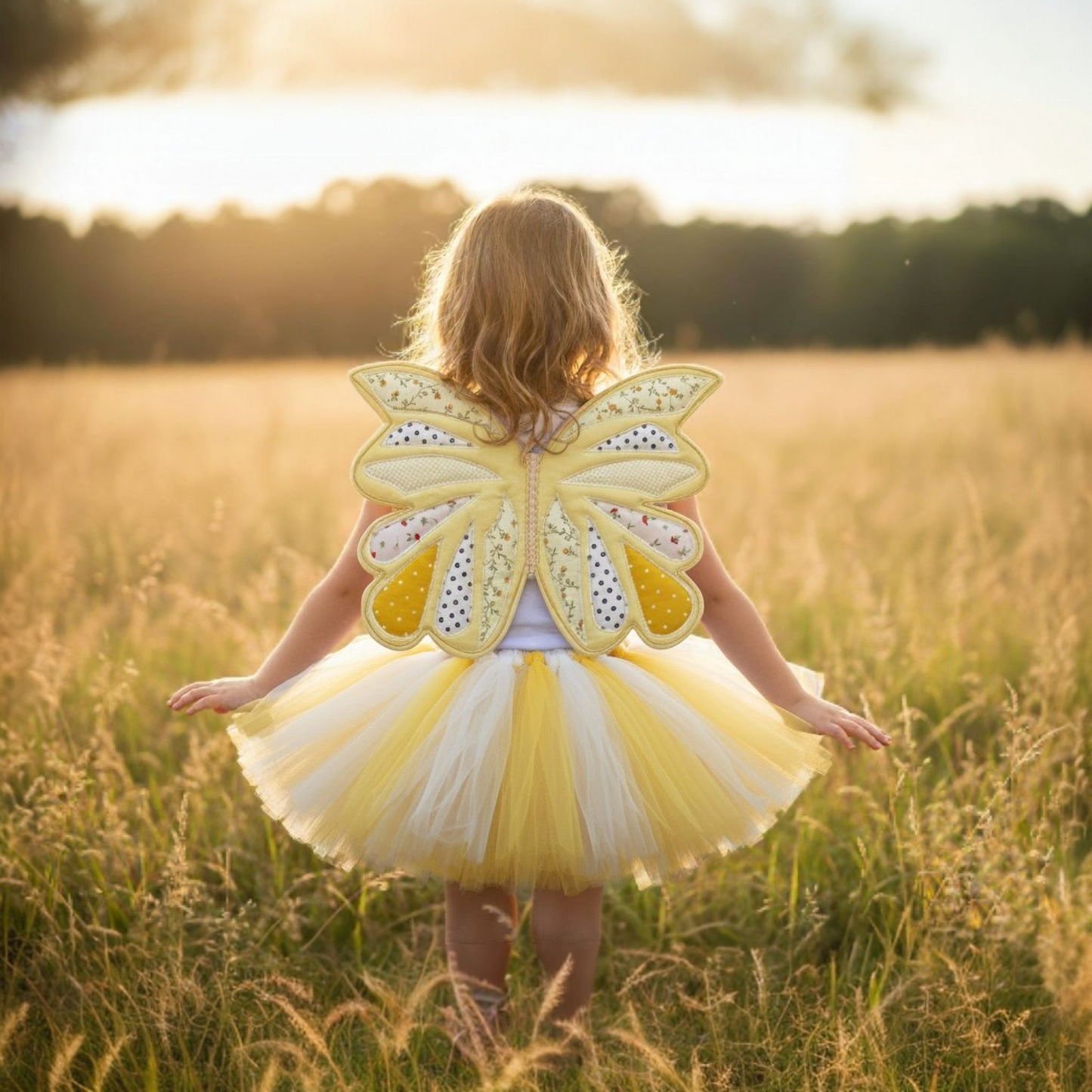 Quilted Butterfly Wings With Matching Tutu