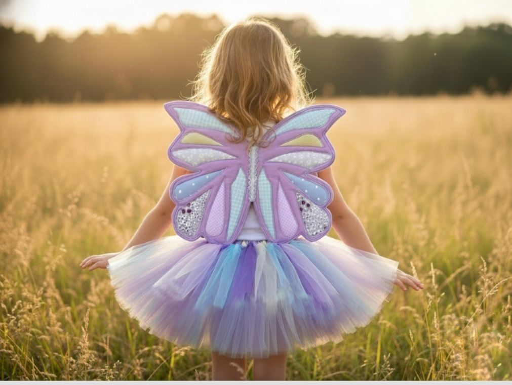 Quilted Butterfly Wings With Matching Tutu