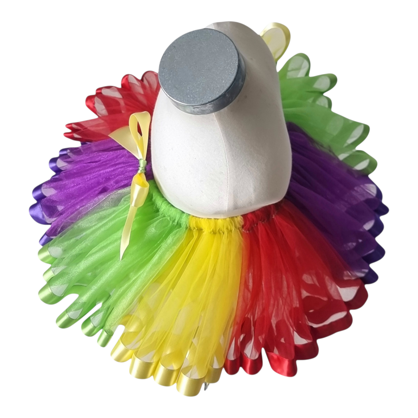 Ribbon Hem Rainbow Tutu