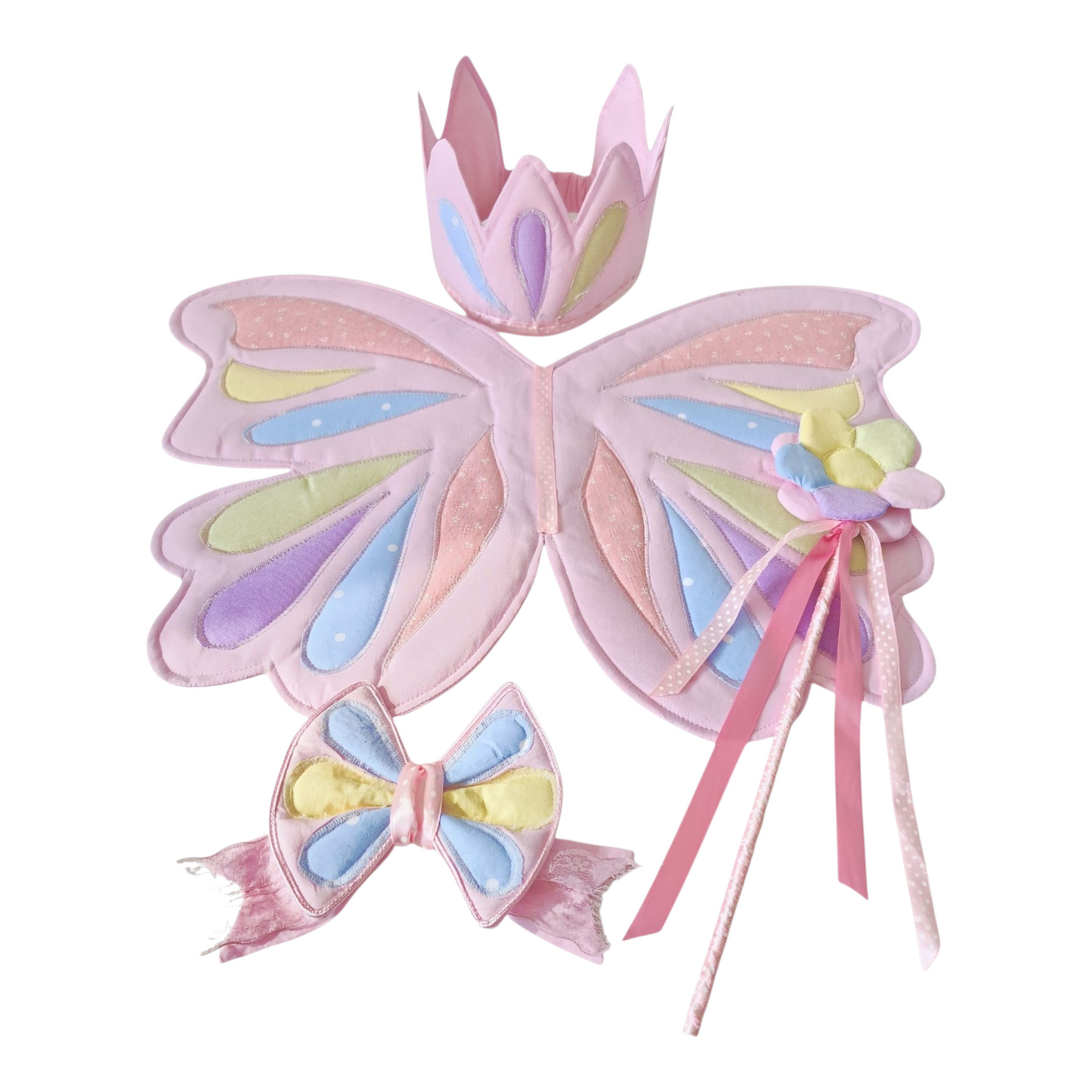 Handmade Quilted Butterfly Wings Set