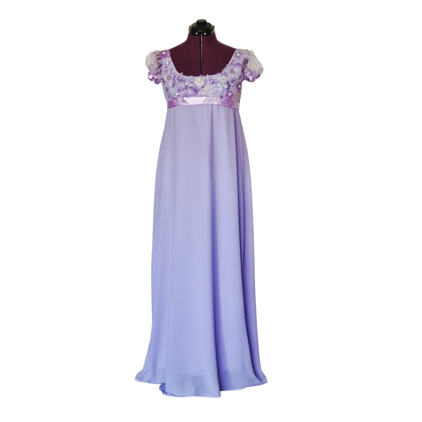 Lilac Empire Waist Dress