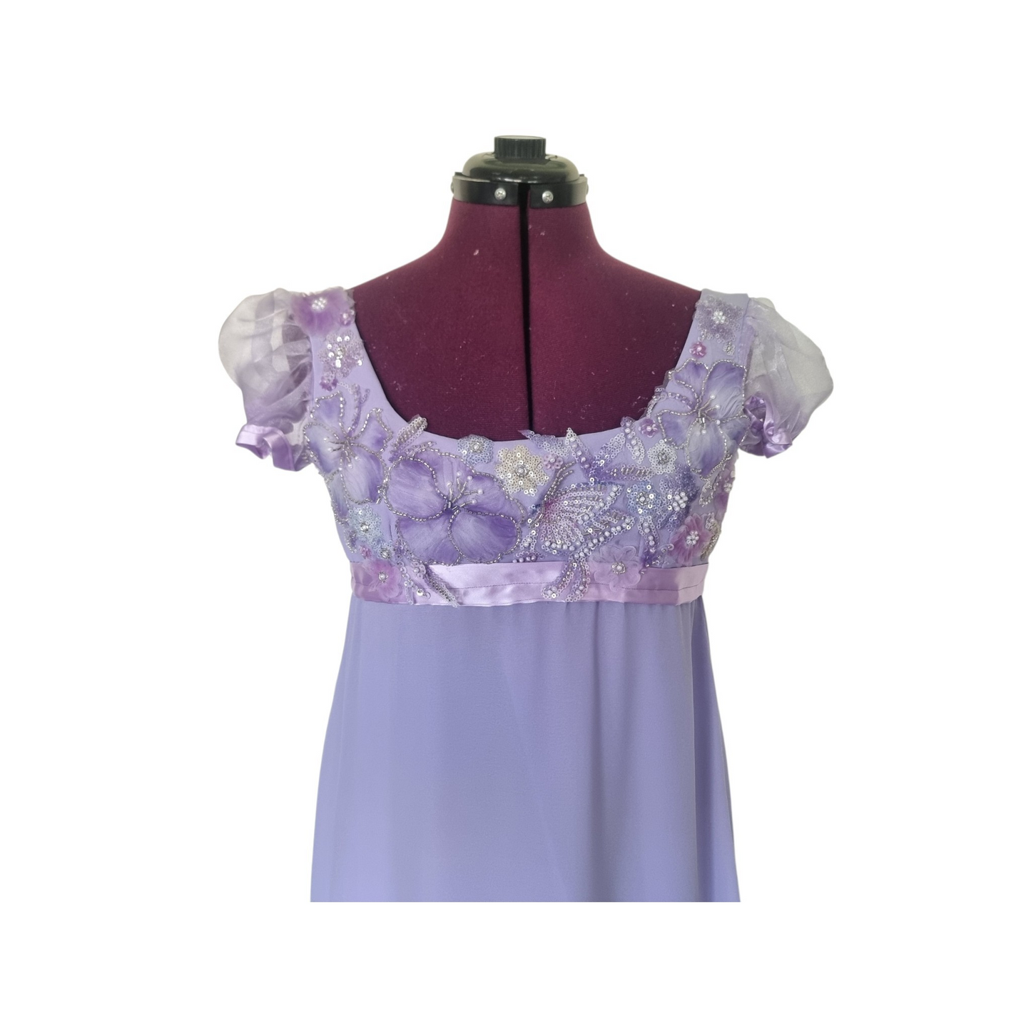 Lilac Empire Waist Dress