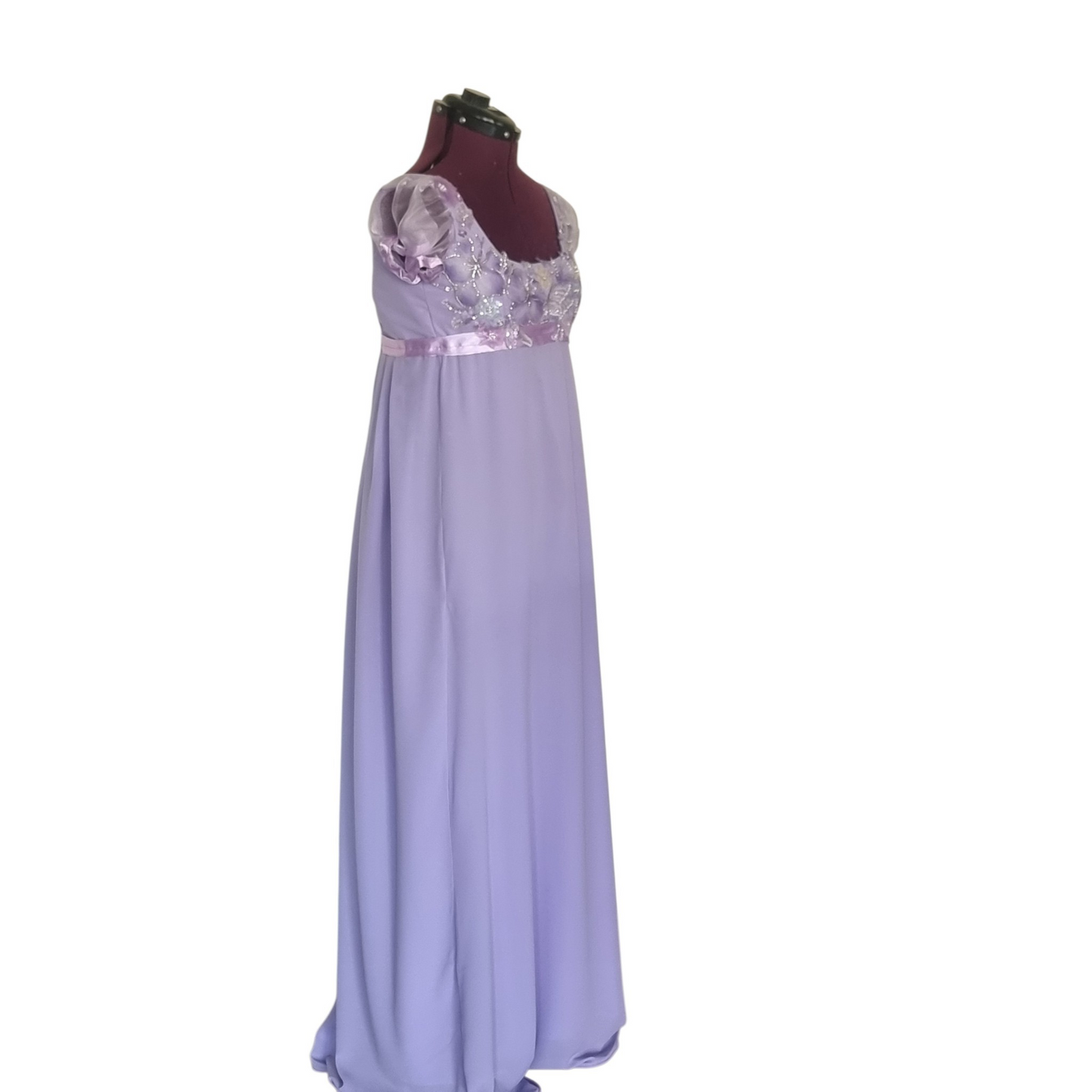 Lilac Empire Waist Dress