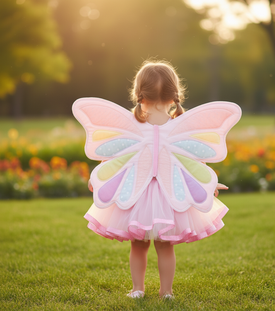 Quilted Butterfly Wings With Matching Tutu