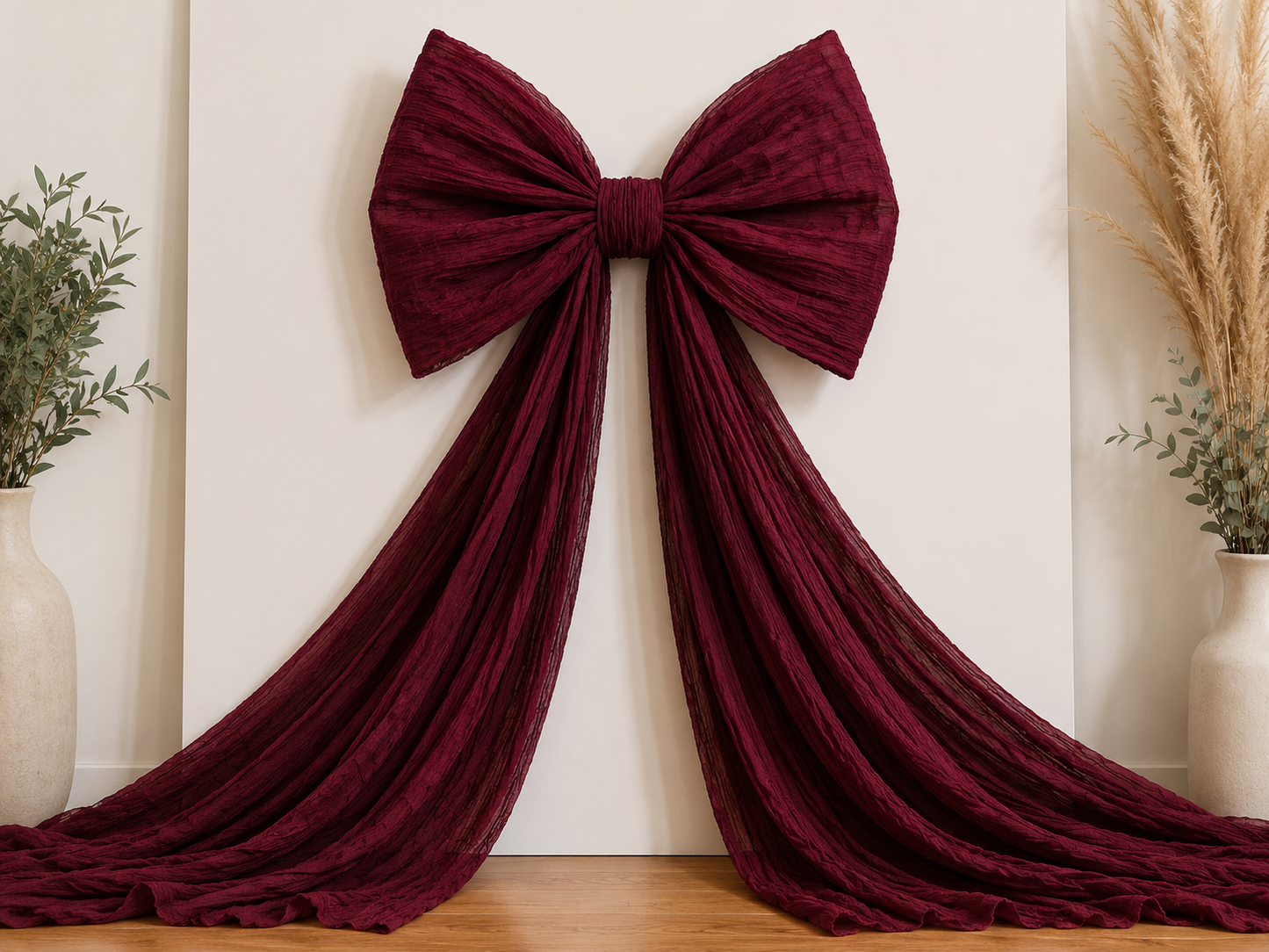 Cheesecloth Handmade Custom Fabric Bow