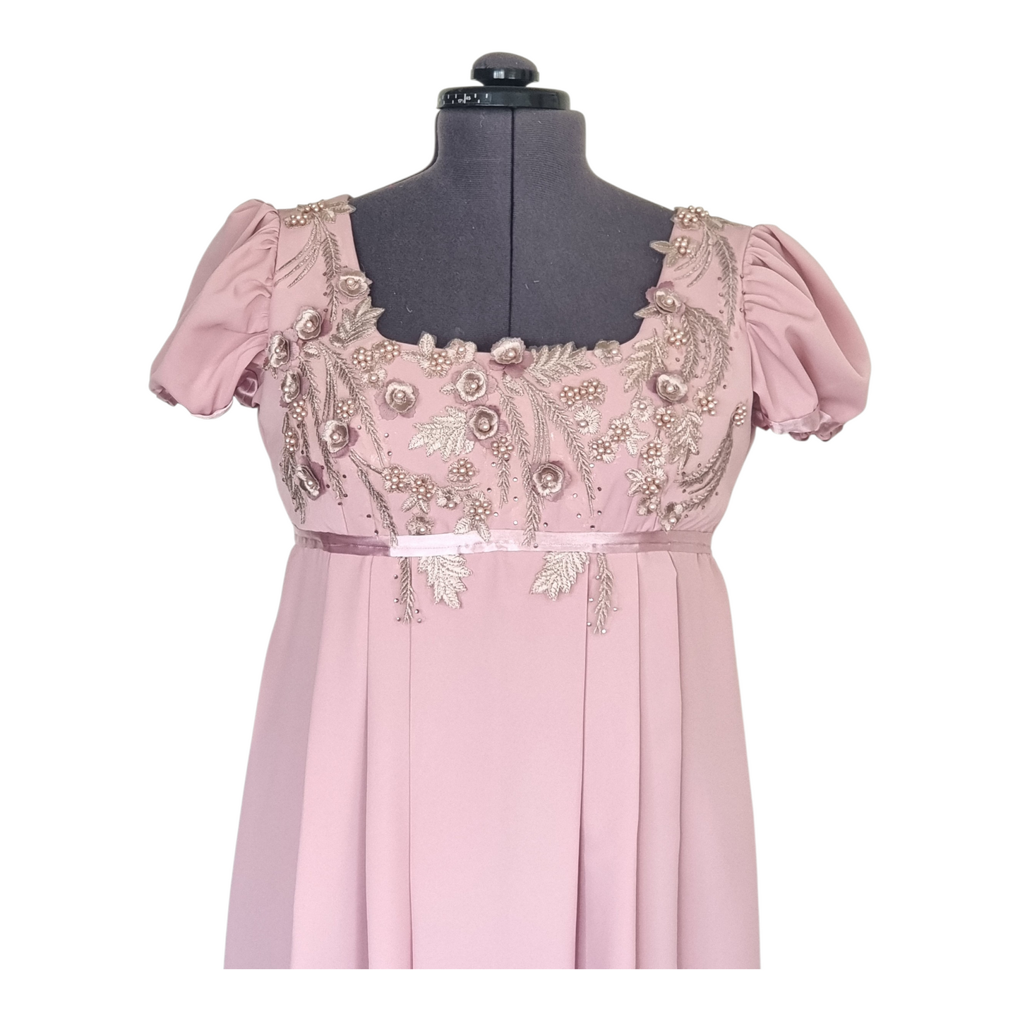 Light Blue And Pink Regency Dress (Copy)