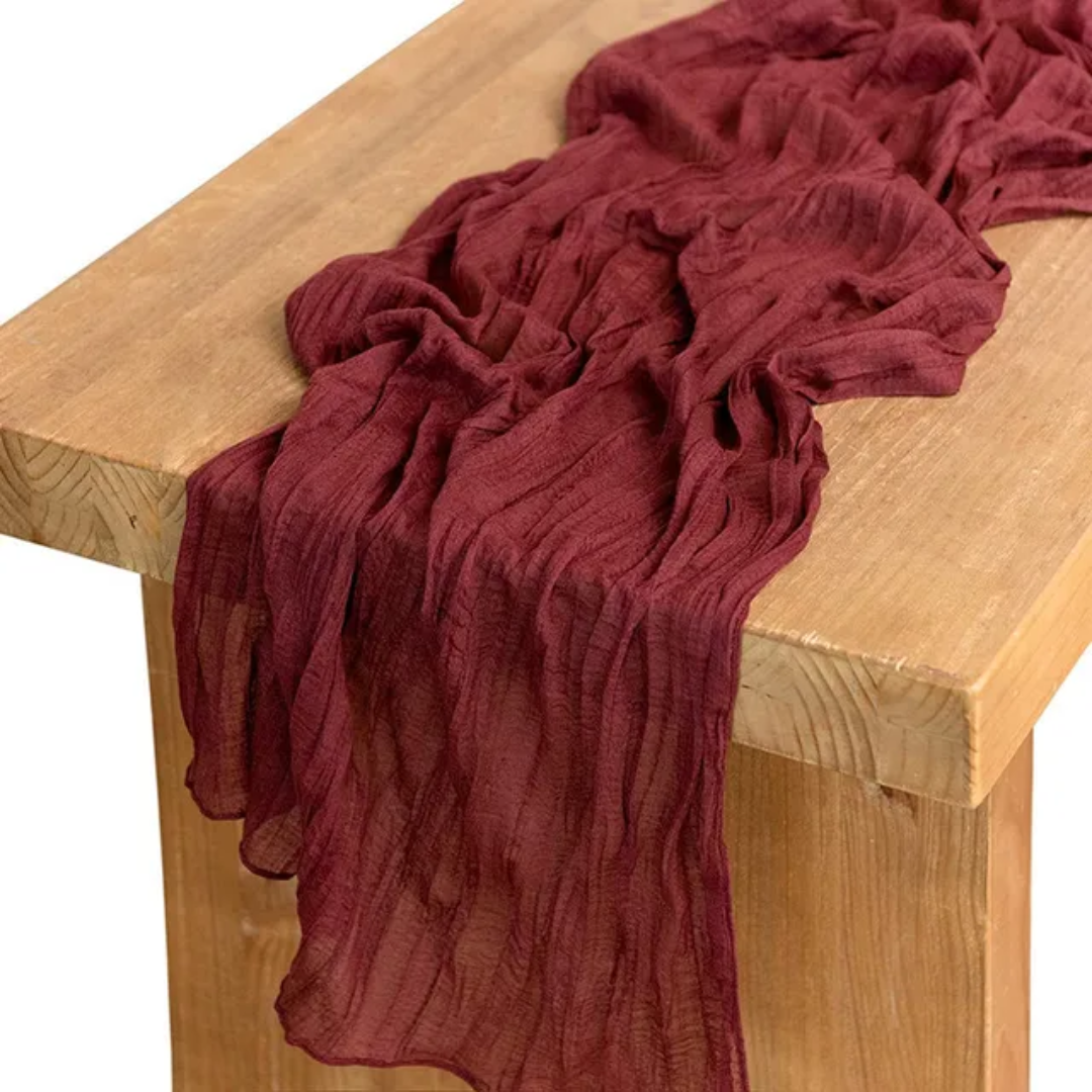 Cheesecloth Table Runner 5 Pack (Copy)