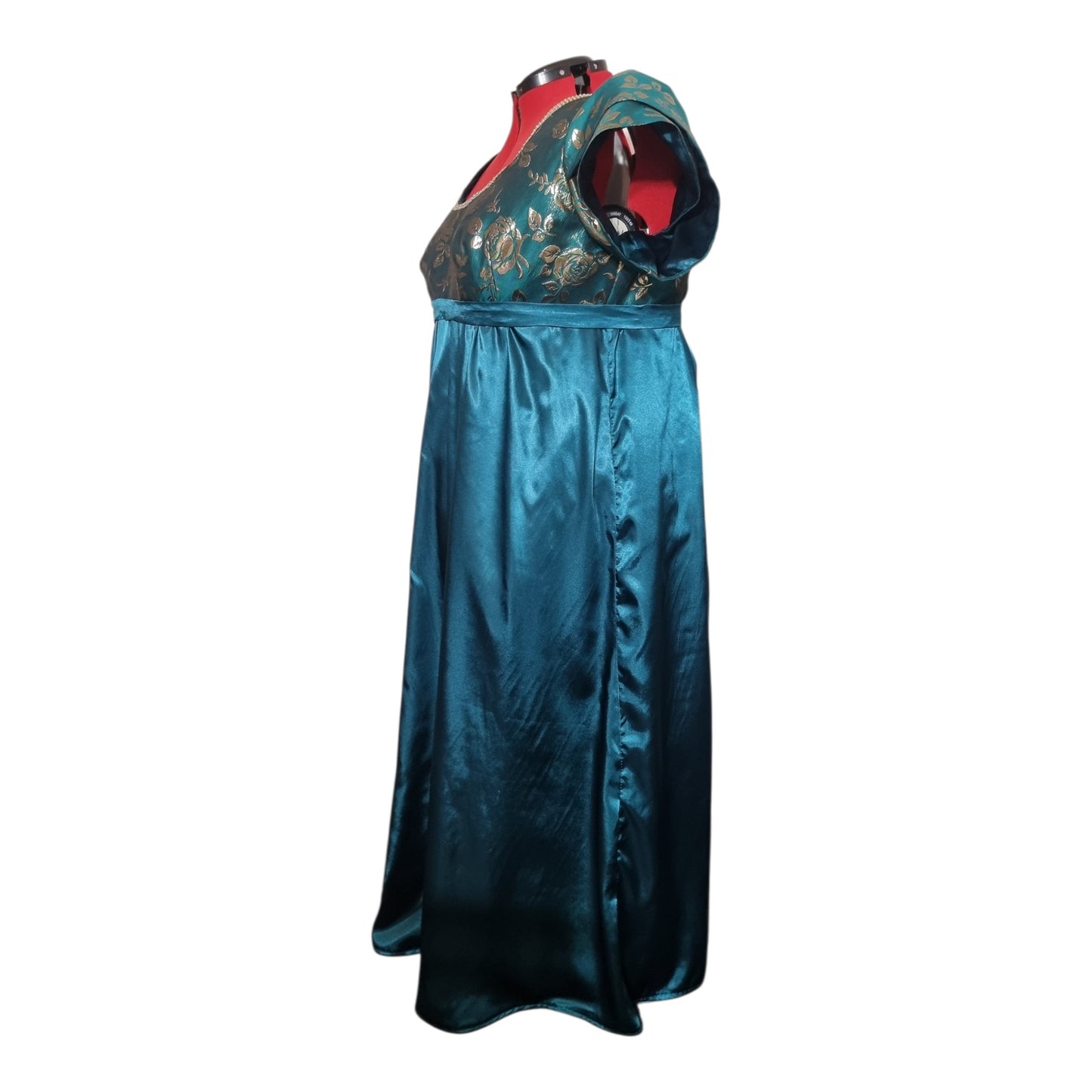 Regency-Inspired  Empire Waist Gown – Handmade Custom Formal Dress
