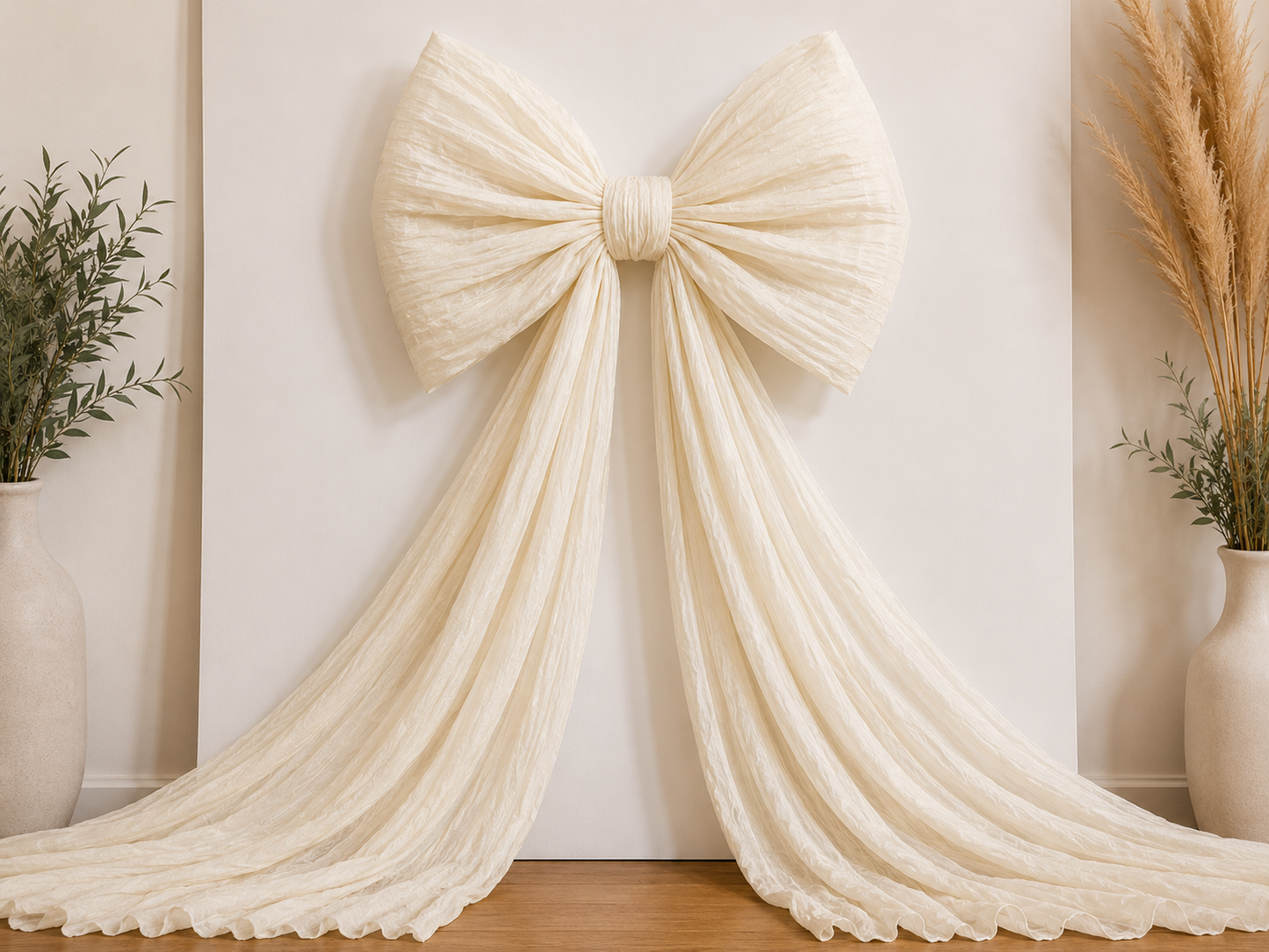 Cheesecloth Handmade Custom Fabric Bow