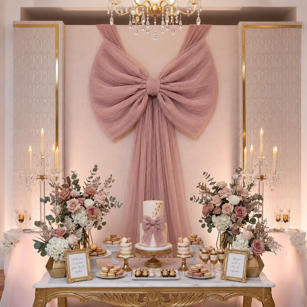 Cheesecloth Handmade Custom Fabric Bow