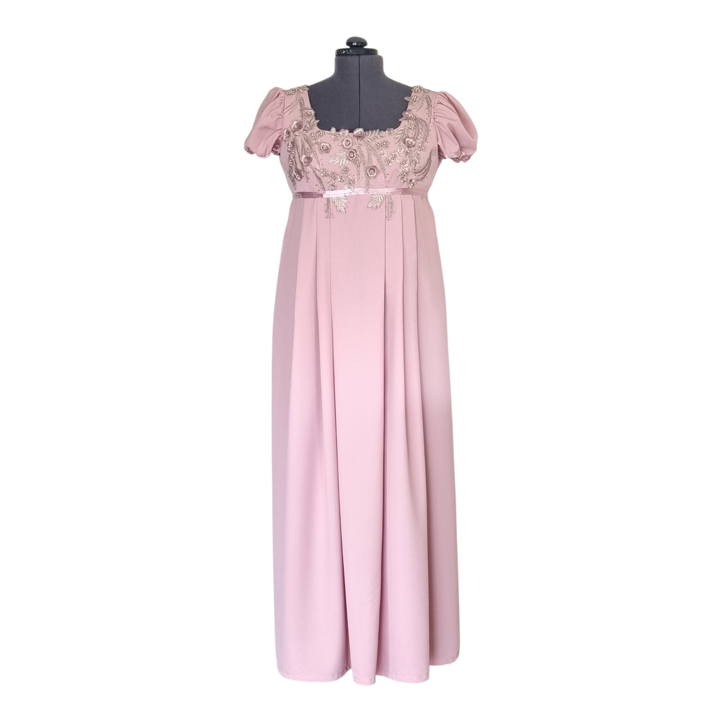Light Blue And Pink Regency Dress (Copy)