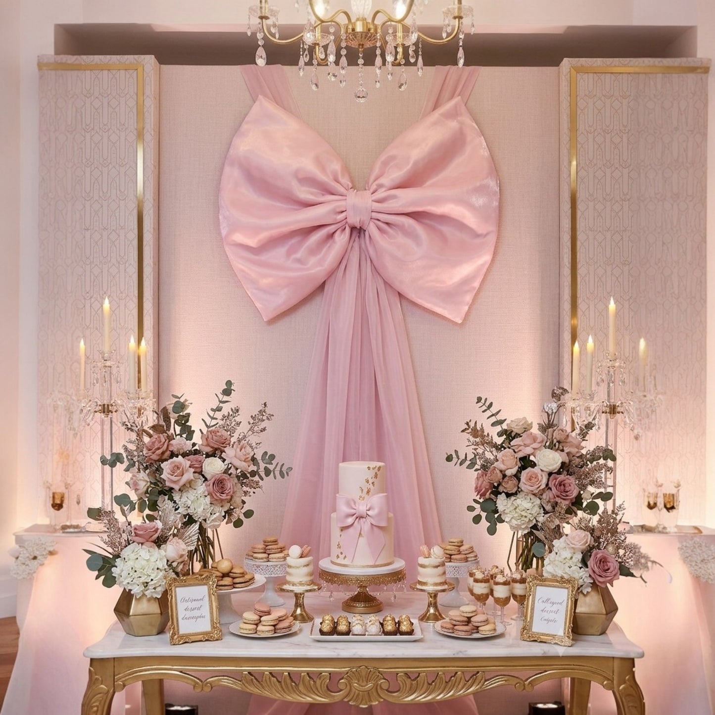 Large Handmade Custom Fabric Bow
