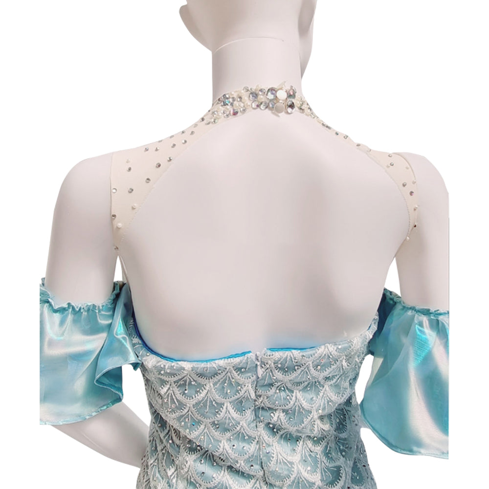 Mermaid inspired adult dress